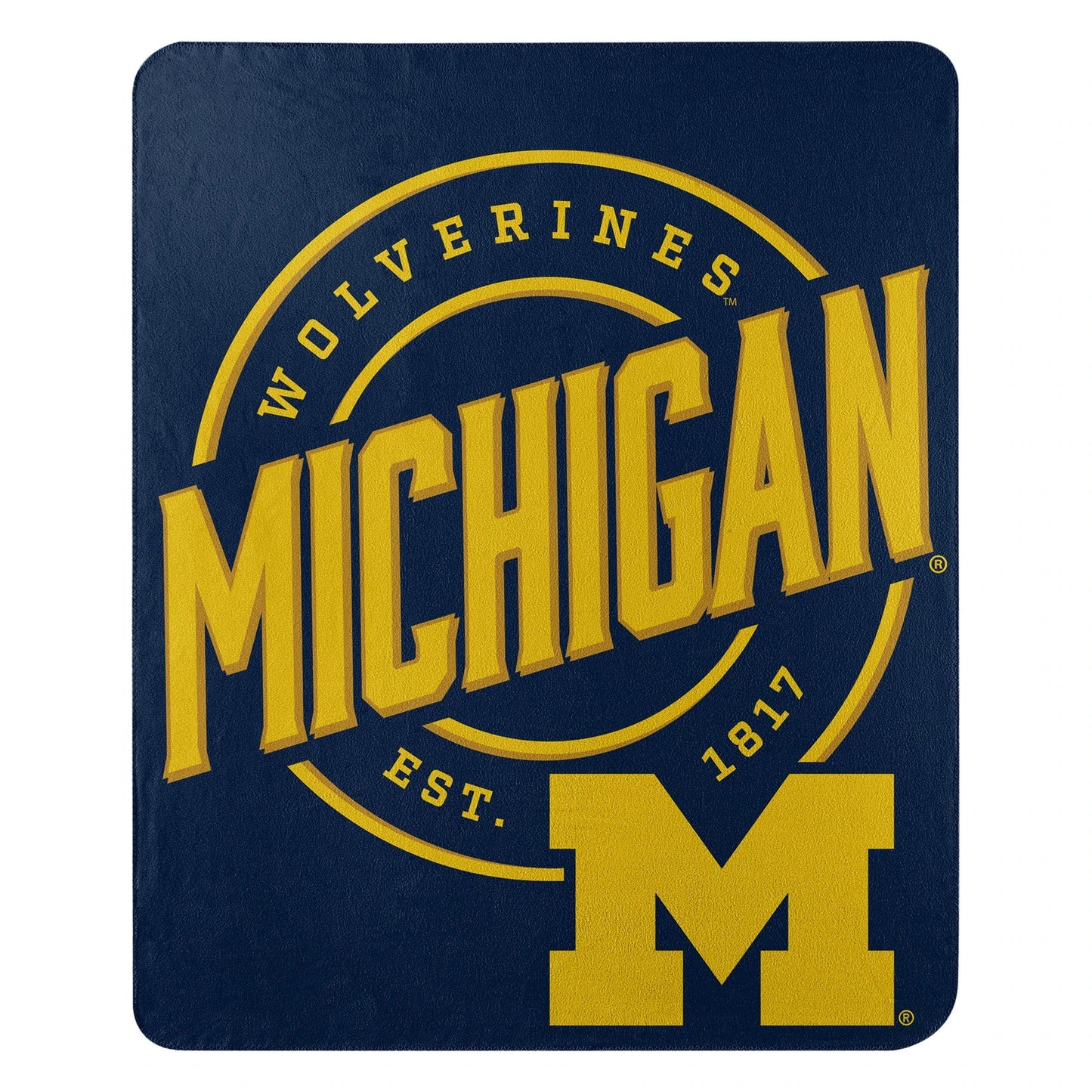 Michigan Wolverines Campaign Fleece Blanket