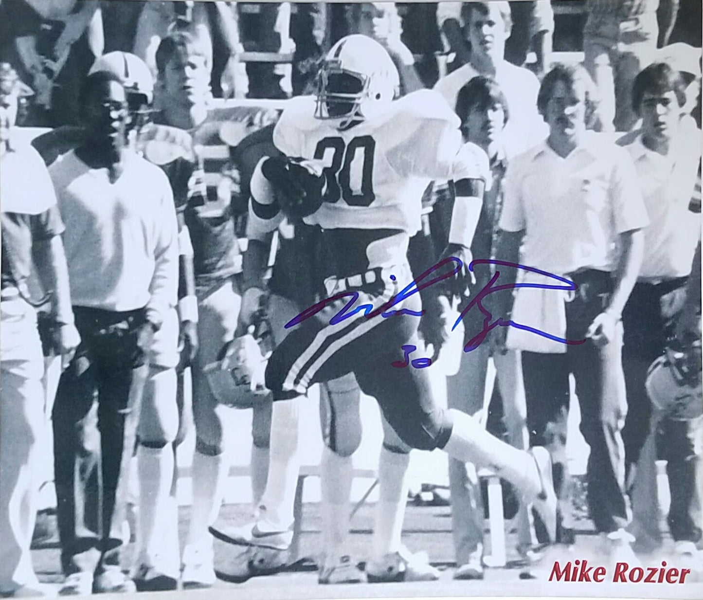 Mike Rozier Signed Autographed 8x10