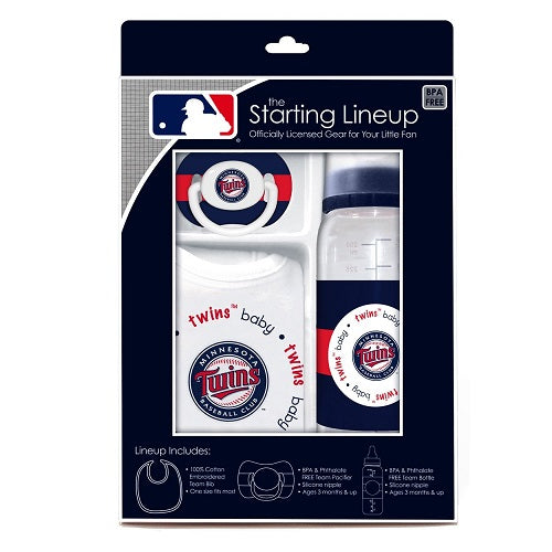 Minnesota Twins 3 Piece Baby Gift Set