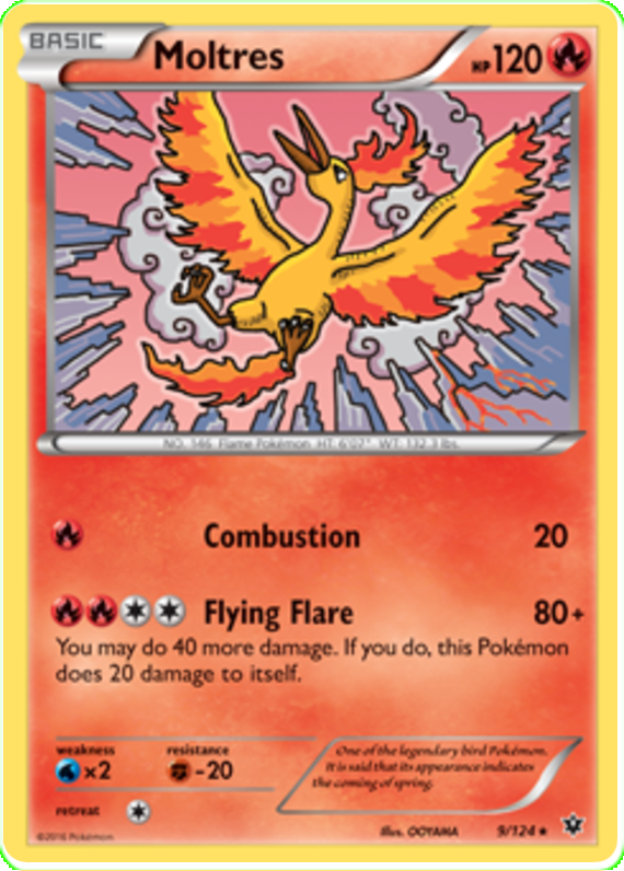 XY Fates Collide 009 Moltres