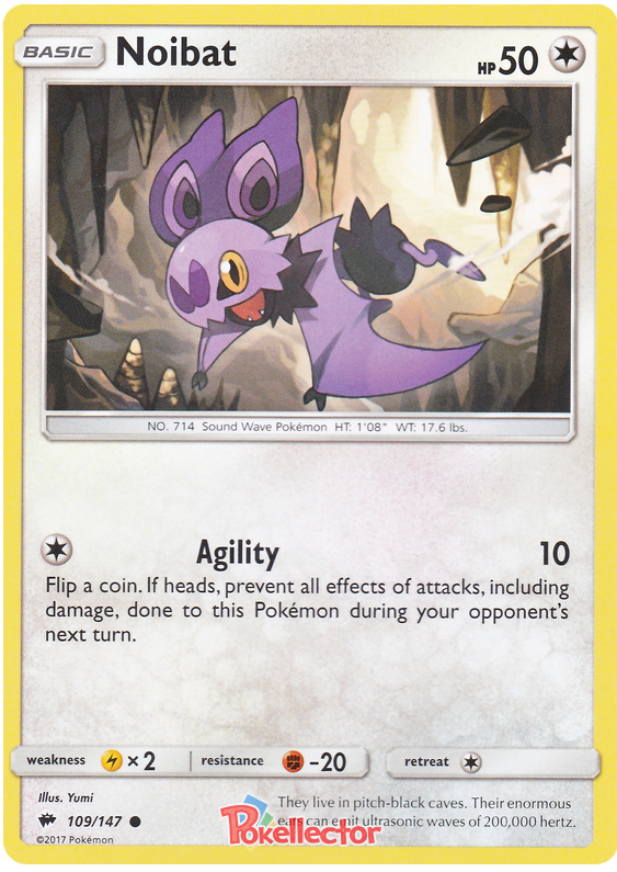 Sun and Moon Burning Shadows 109 Noibat