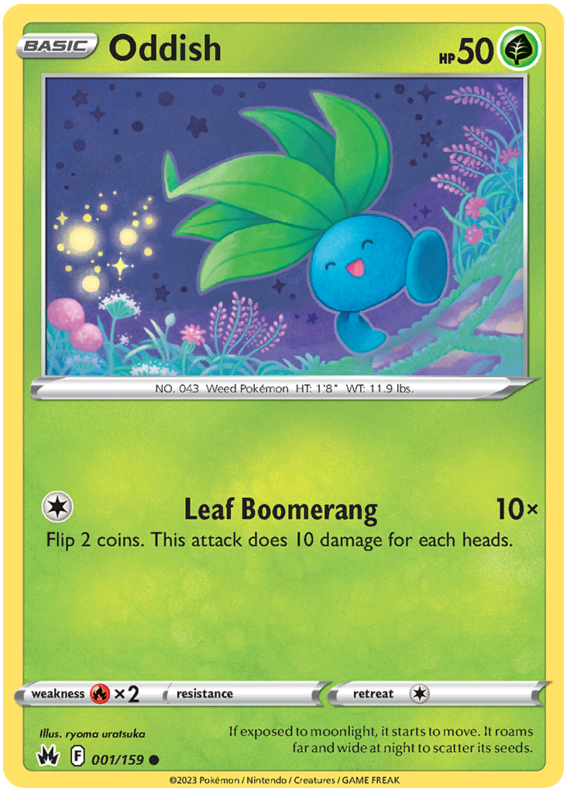 Sword and Shield Crown Zenith #1 Oddish