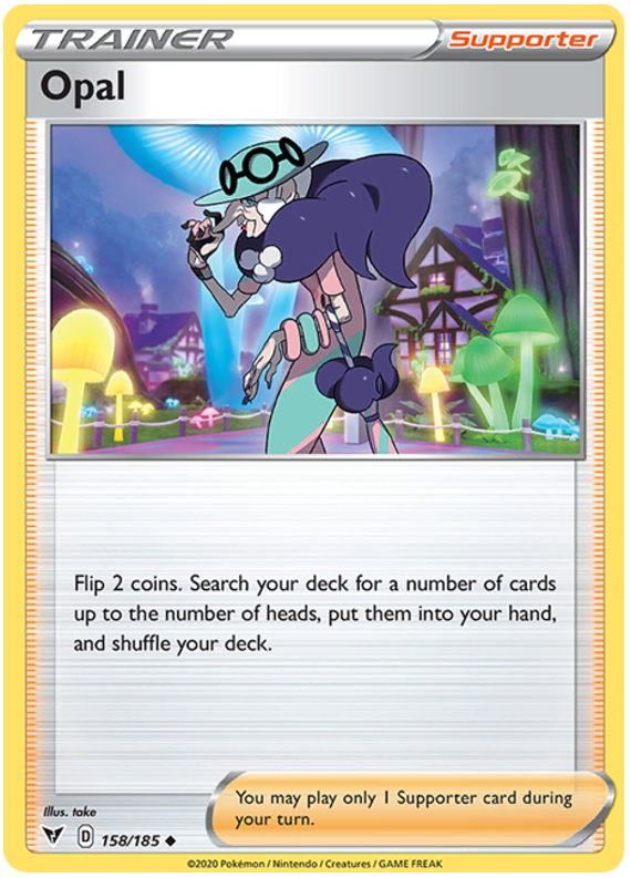 Sword and Shield Vivid Voltage 158 Opal