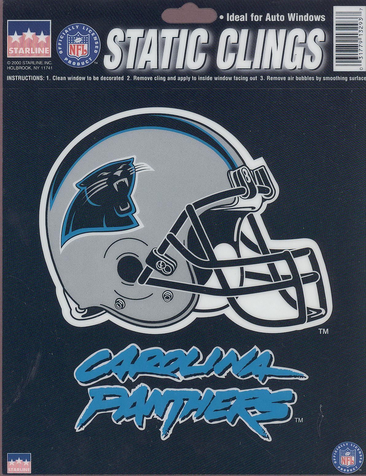 Carolina Panthers Window Cling