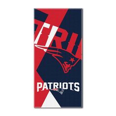 New England Patriots Puzzle Oversized Absorbent Beach Towel 34" x 72"