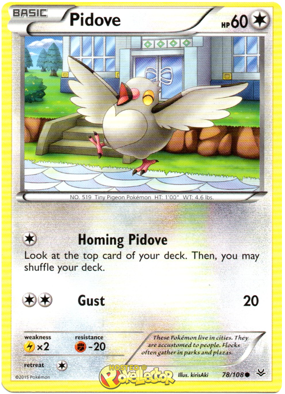 XY Roaring Skies 078 Pidove