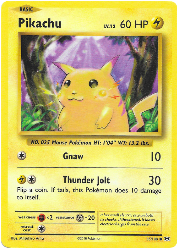 XY Evolutions 035 Pikachu