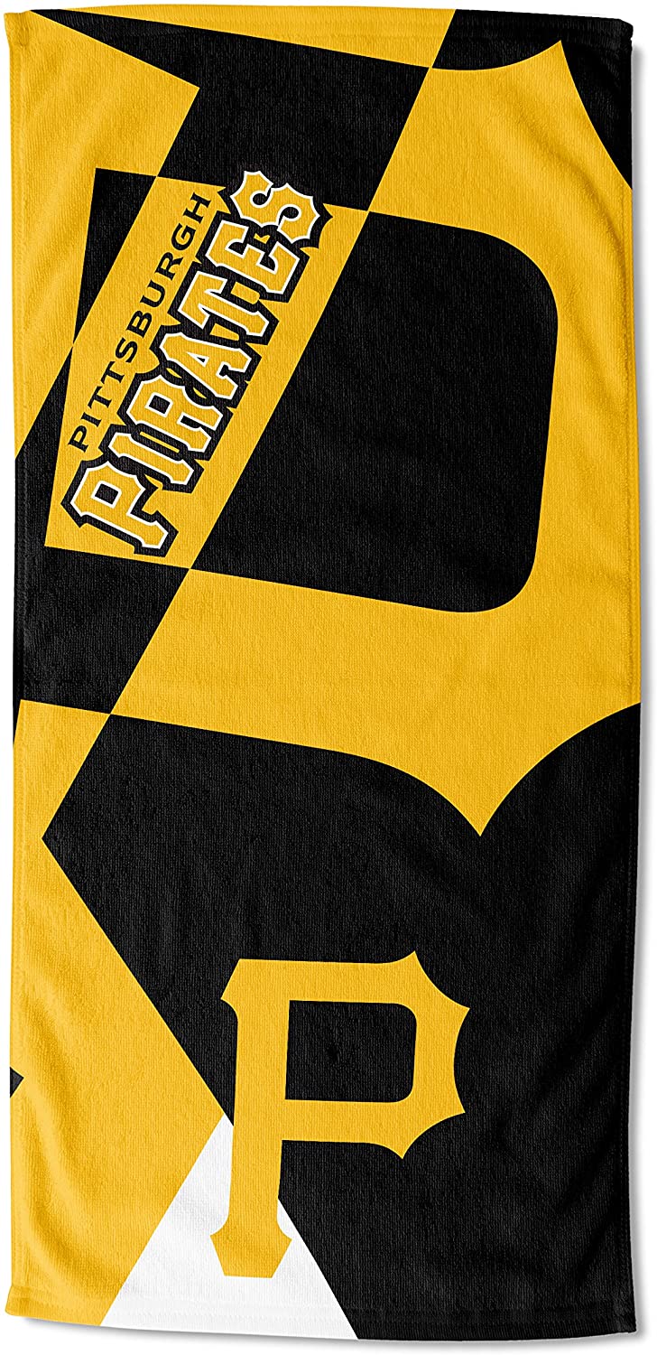 Pittsburgh Pirates Puzzle Oversized Absorbent Beach Towel 34" x 72"
