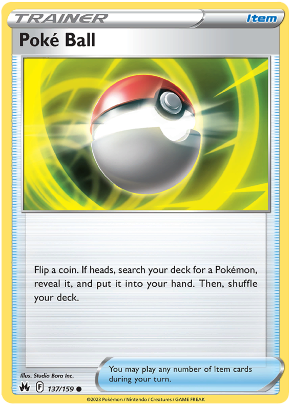 Sword and Shield Crown Zenith #137 Poké Ball