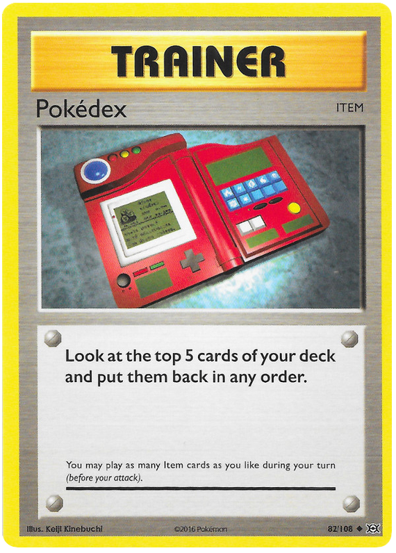 XY Evolutions 082 Pokedex