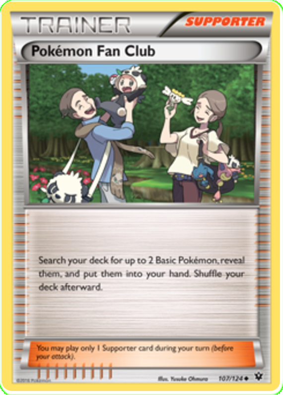 XY Fates Collide 107 Pokemon Fan Club