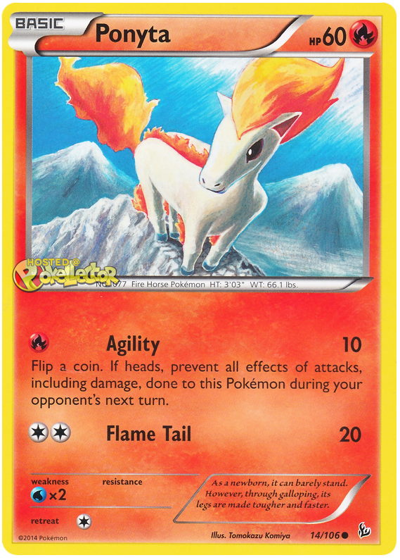 XY XY Flashfire 014 Ponyta
