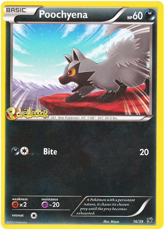 XY Kalos Starter Set 16 Poochyena