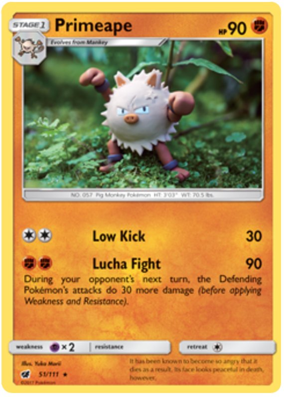 Sun and Moon Crimson Invasion 051 Primeape