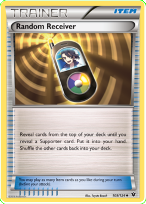 XY Fates Collide 109 Random Receiver