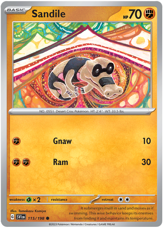 Scarlet and Violet Scarlet & Violet 115 Sandile