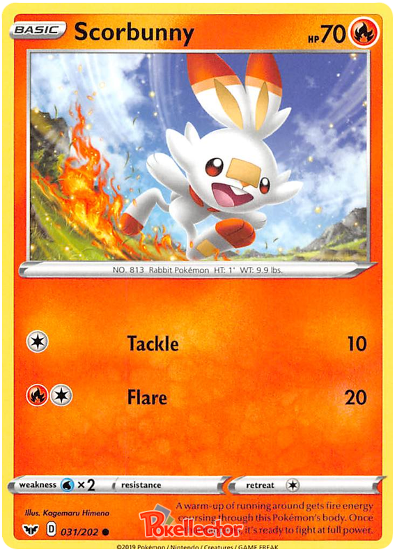 Sword and Shield Sword & Shield 031 Scorbunny