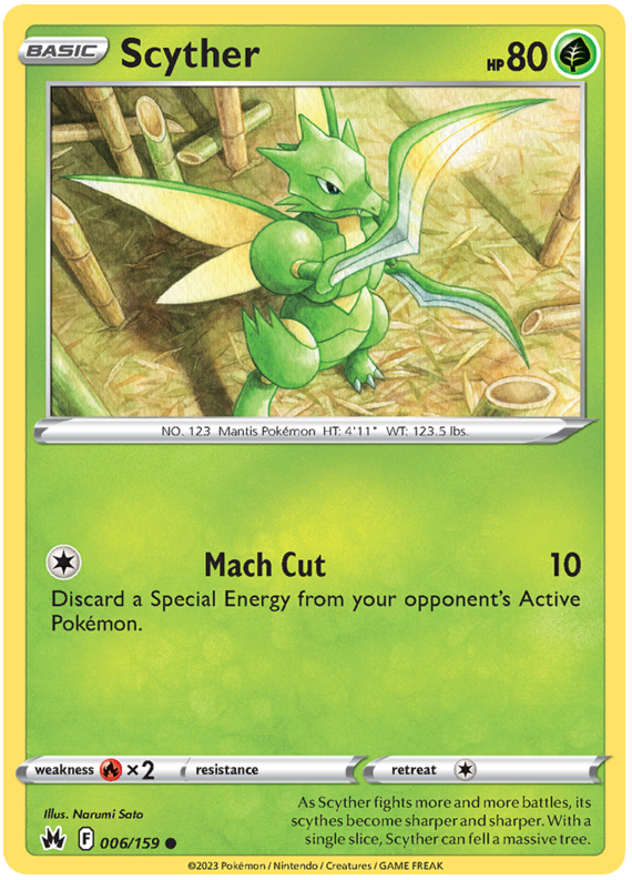 Sword and Shield Crown Zenith #6 Scyther
