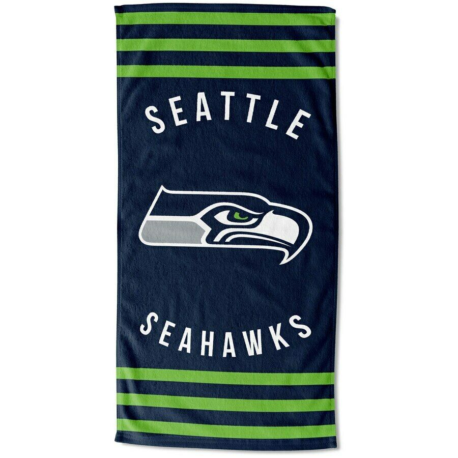 Seattle Seahawks Stripes Beach Towel 30"x60"