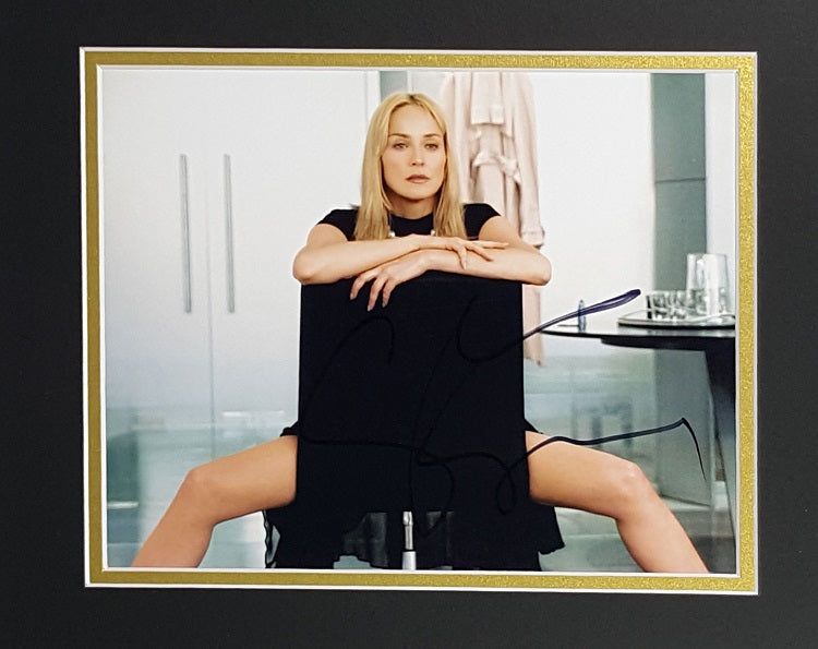 Sharon Stone Signed Autographed 8x10 in Basic Instinct