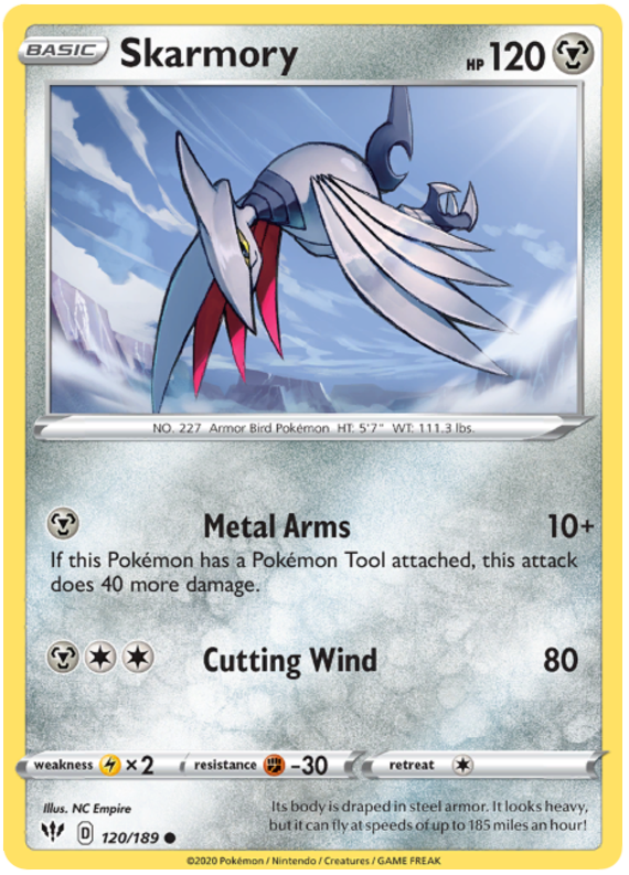 Sword and Shield Darkness Ablaze 120 Skarmory