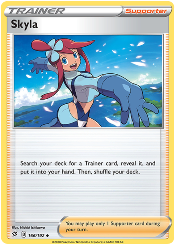 Sword and Shield Rebel Clash 166 Skyla