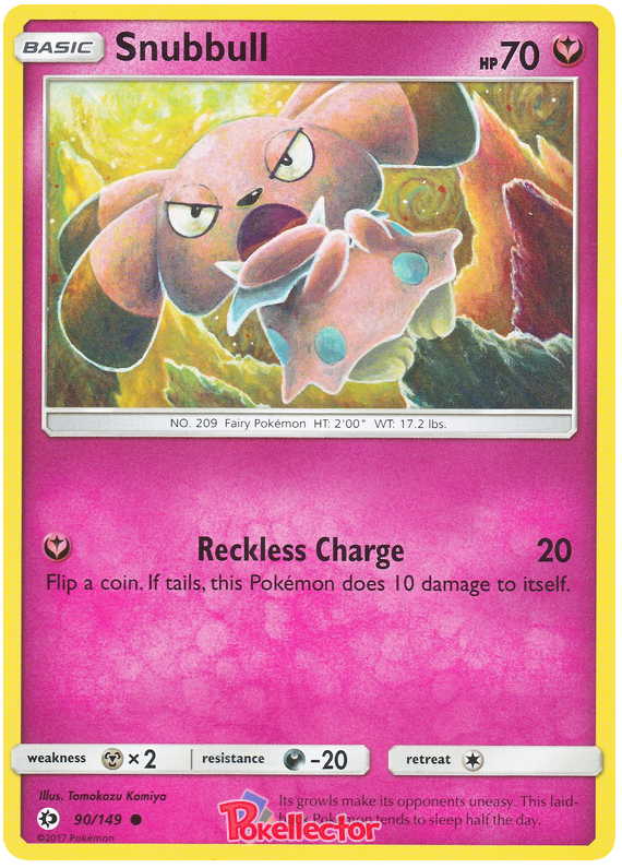 Sun and Moon Sun & Moon 090 Snubbull