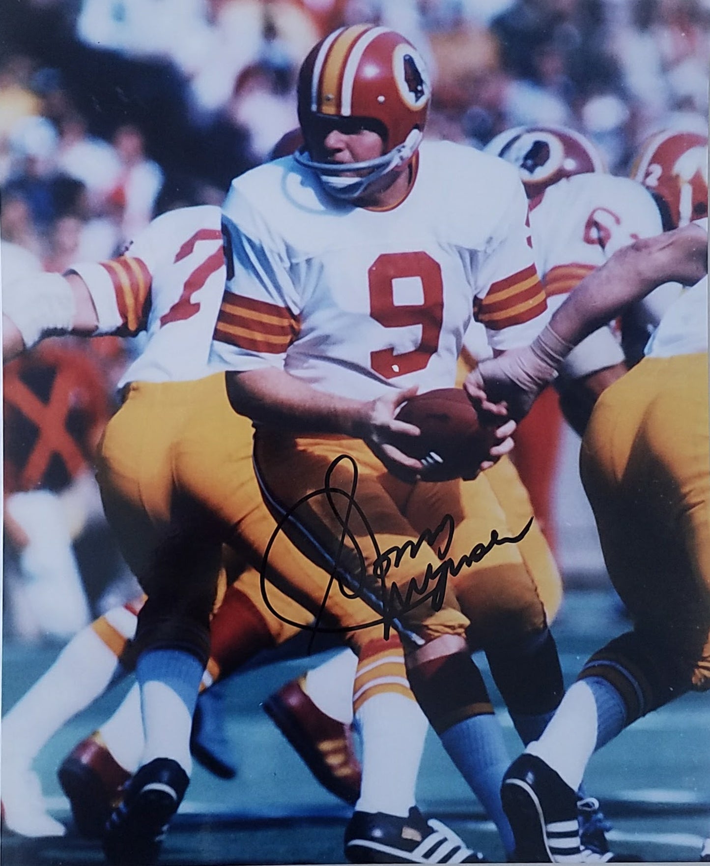 Sonny Jurgensen Signed Autographed 8x10
