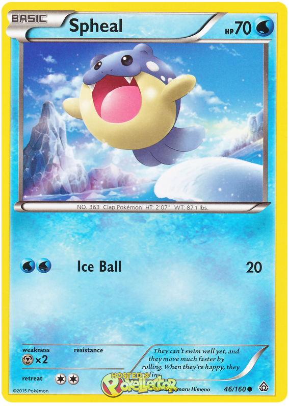 XY Primal Clash 046 Spheal
