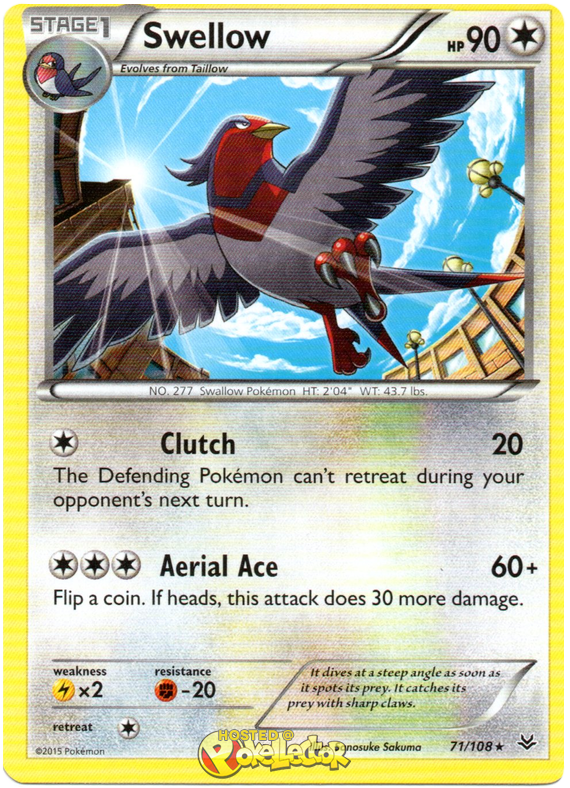 XY Roaring Skies 071 Swellow