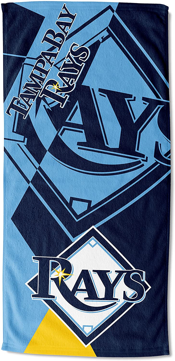 Tampa Bay Rays Puzzle Oversized Absorbent Beach Towel 34" x 72"