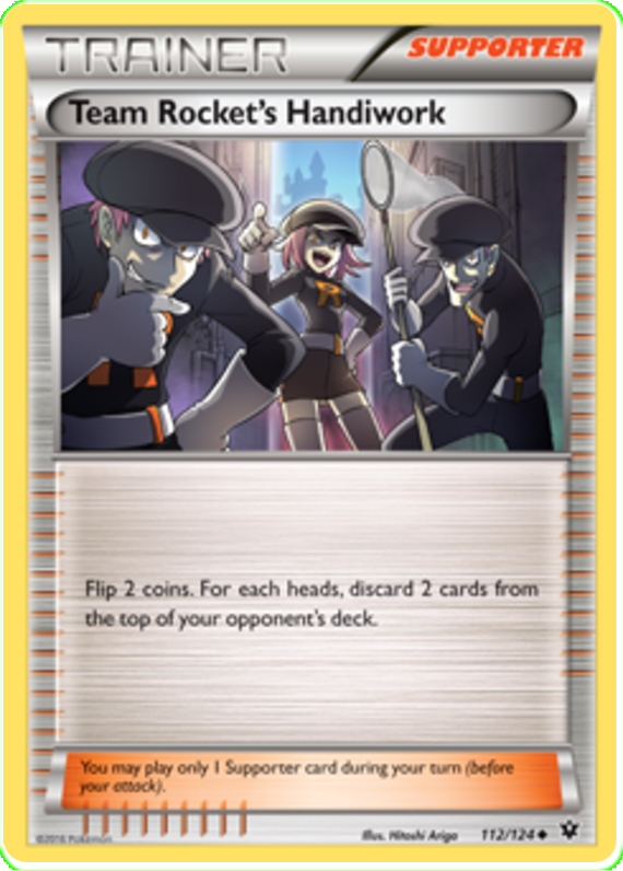 XY Fates Collide 112 Team Rocket's Handiwork