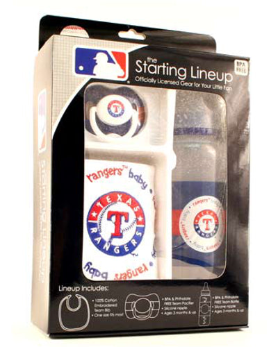 Texas Rangers 3 Piece Baby Gift Set