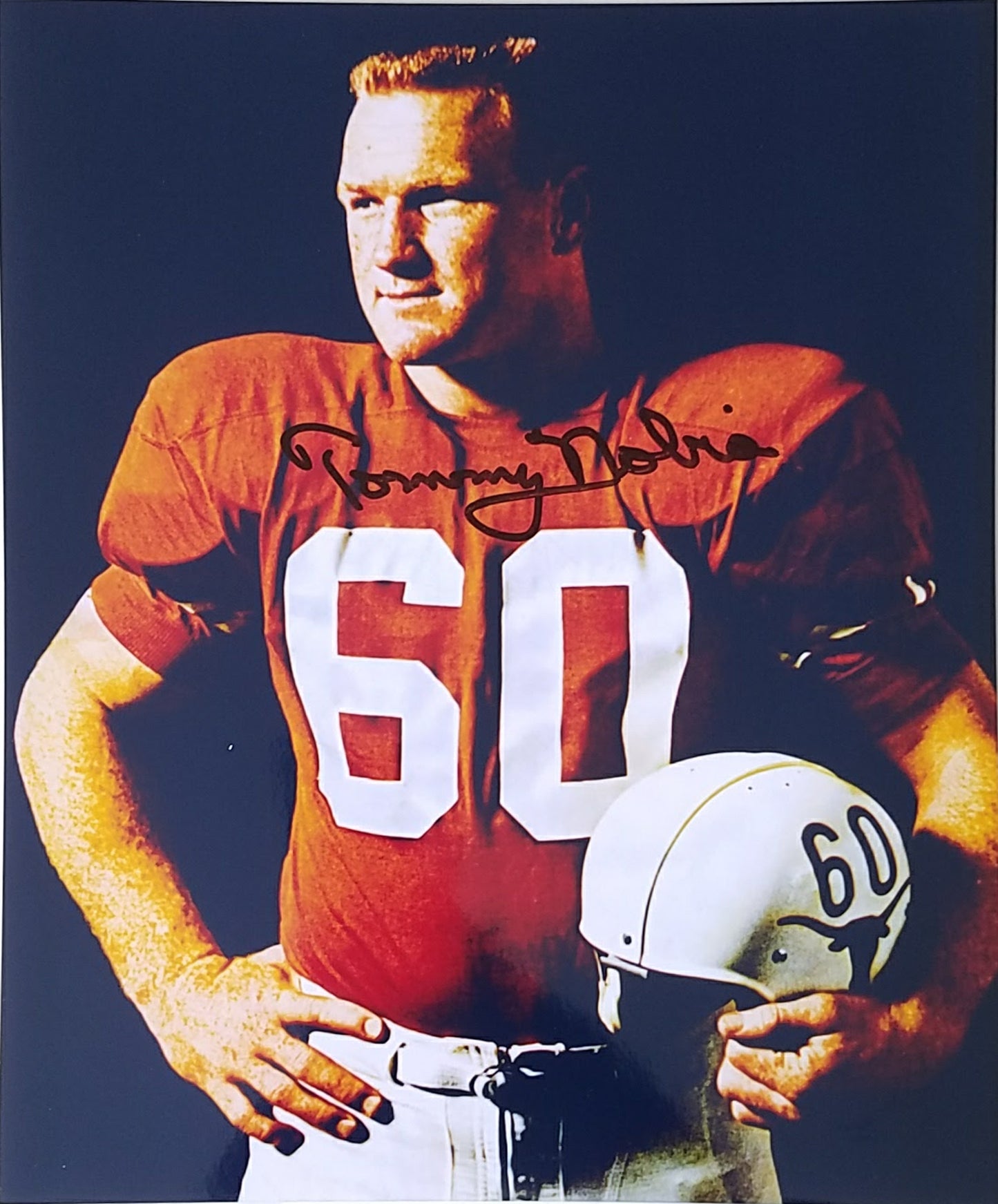 Tommy Nobis Signed Autographed 8x10 - walk-of-famesports