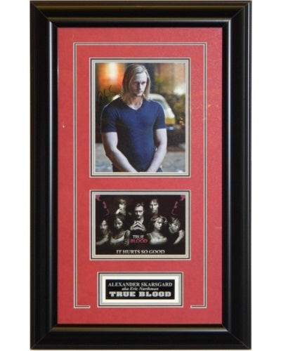 Alexander Skarsgard Autographed 8x10 Framed as Eric Northman