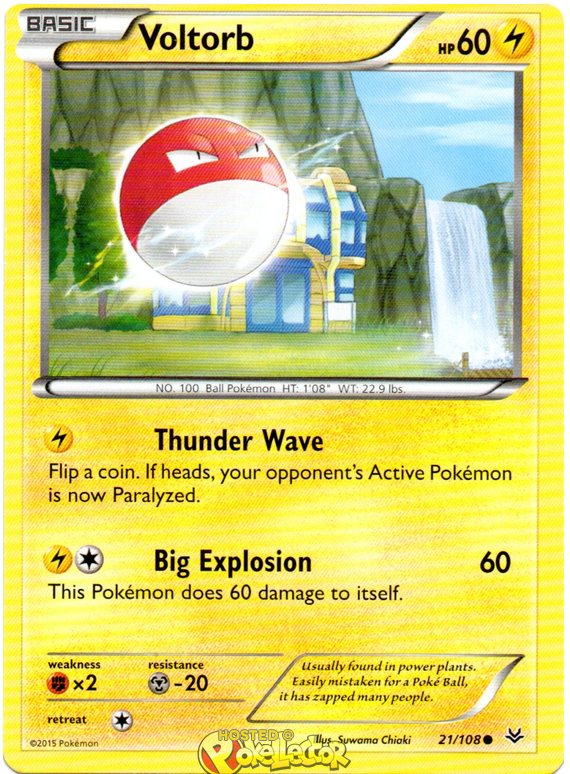 XY Roaring Skies 021 Voltorb