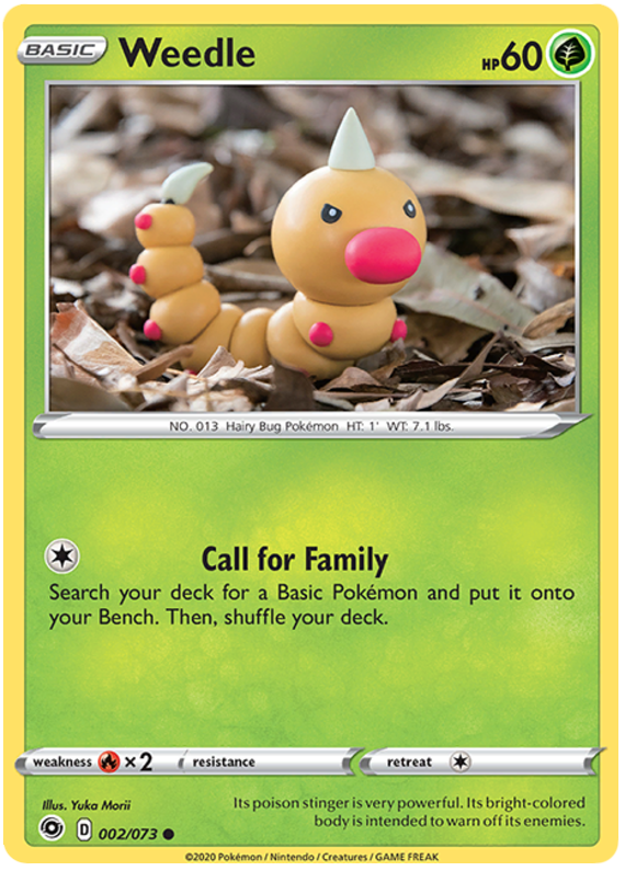 Sword and Shield Champion's Path 02 Weedle