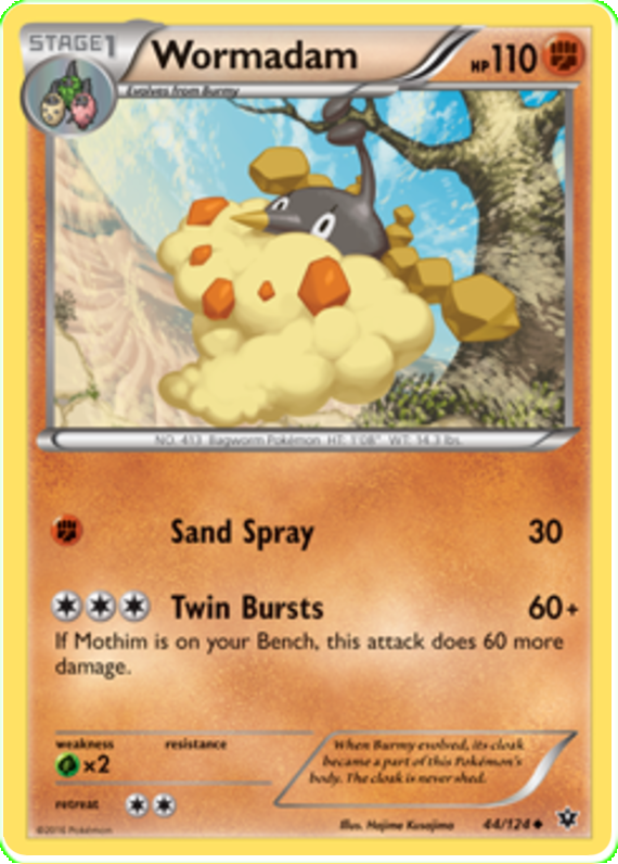 XY Fates Collide 044 Wormadam