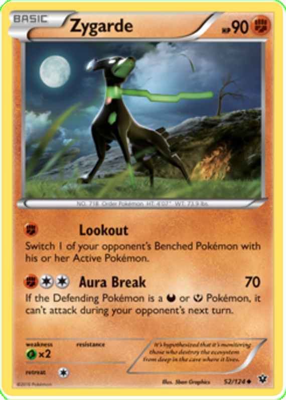 XY Fates Collide 052 Zygarde