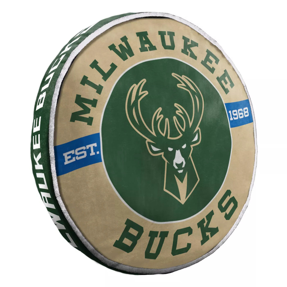 Milwaukee Bucks 15" Cloud Pillow - walk-of-famesports
