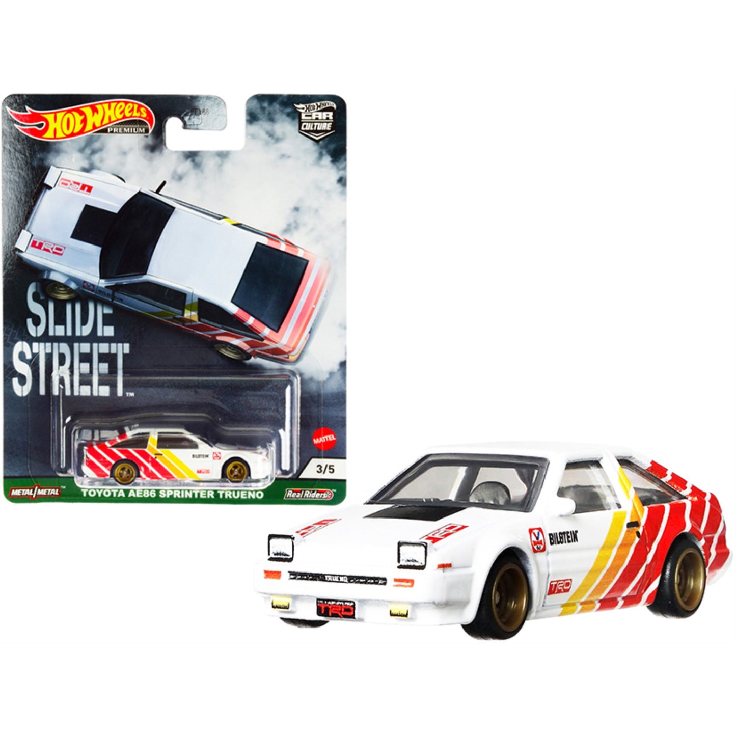 Hot Wheels Car Culture Toyota AE86 Sprinter Trueno Slide Street 3/5