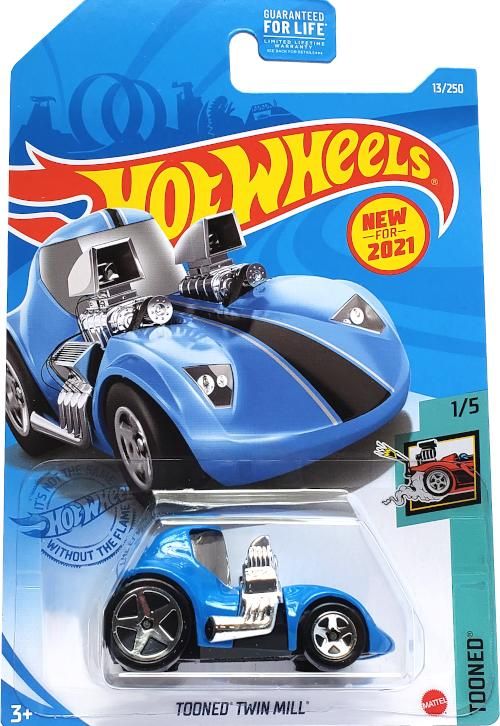Hot Wheels Twin Mill (Blue) 2021 Tooned