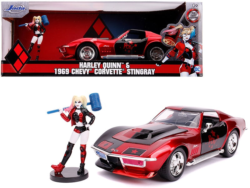 Jada Harley Quinn & 1969 Chevy Corvette Stingray