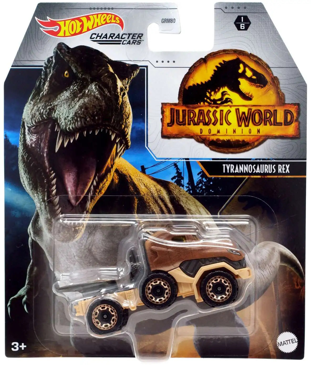Hot Wheels Jurassic World Character Cars Tyrannosaurus Rex