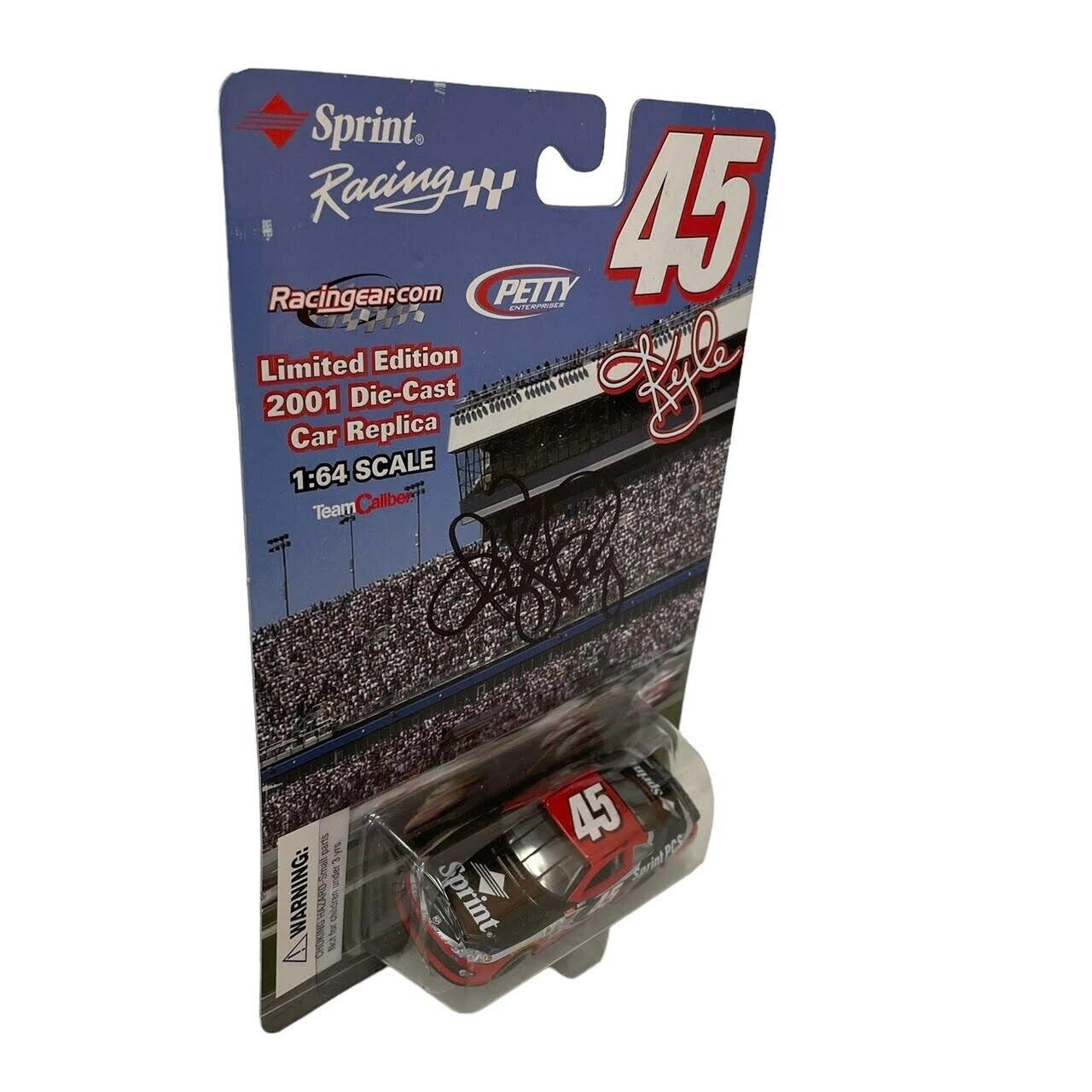 Kyle Petty Autographed 45 Dodge Racecar Sprint PCS 2001 1:64 Scale Sealed In Pkg
