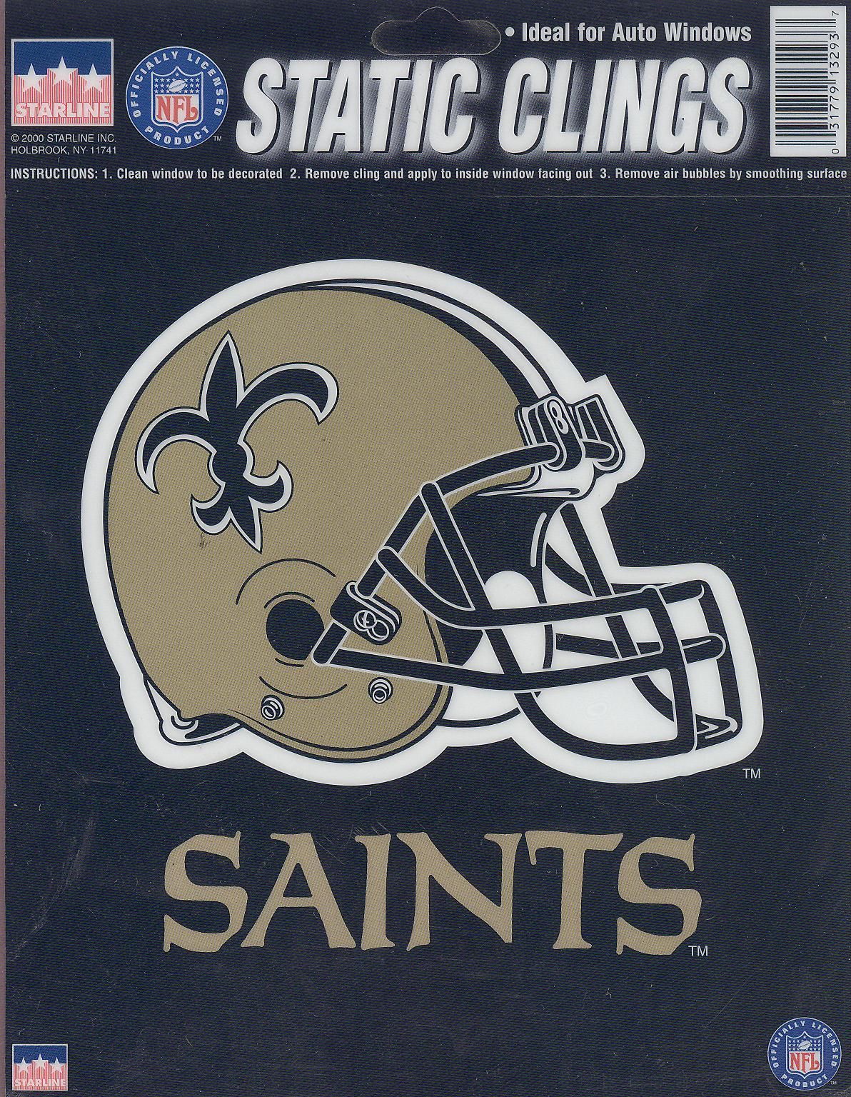 New Orleans Saints Window Cling
