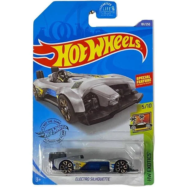 2020 Hot Wheels Electro Silhouette, HW Exotics 5/10 Gray 181/250