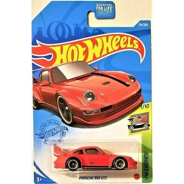 Hot Wheels Porsche 993 GT2, HW Exotics 1/10 Red 174/250