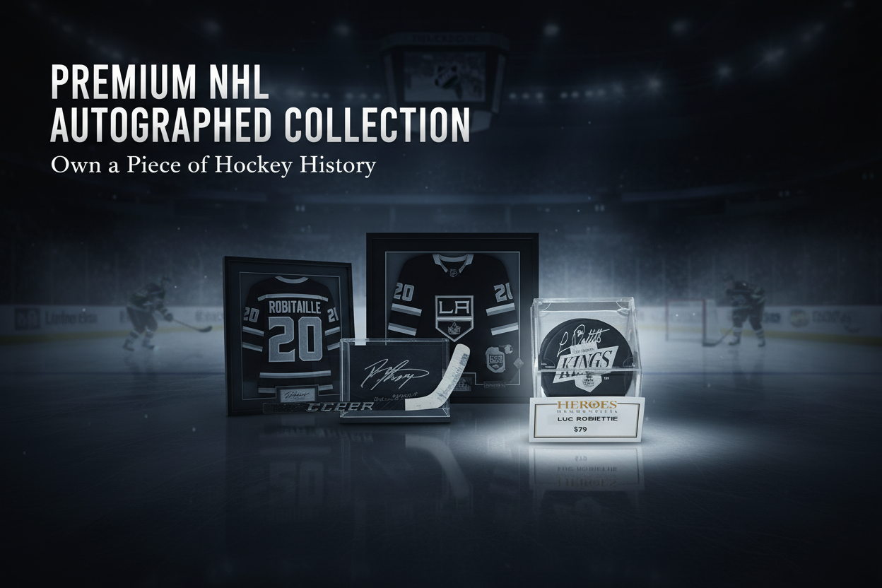 Autographed NHL Collectibles Banner