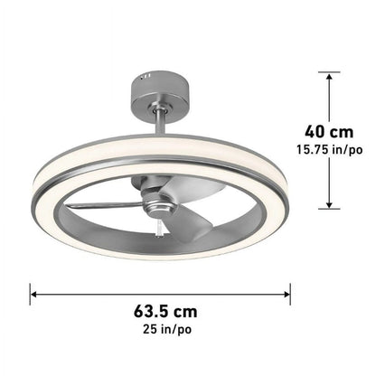 Artika Edwin 25" LED Chandelier Ceiling Fan - Choose Yours